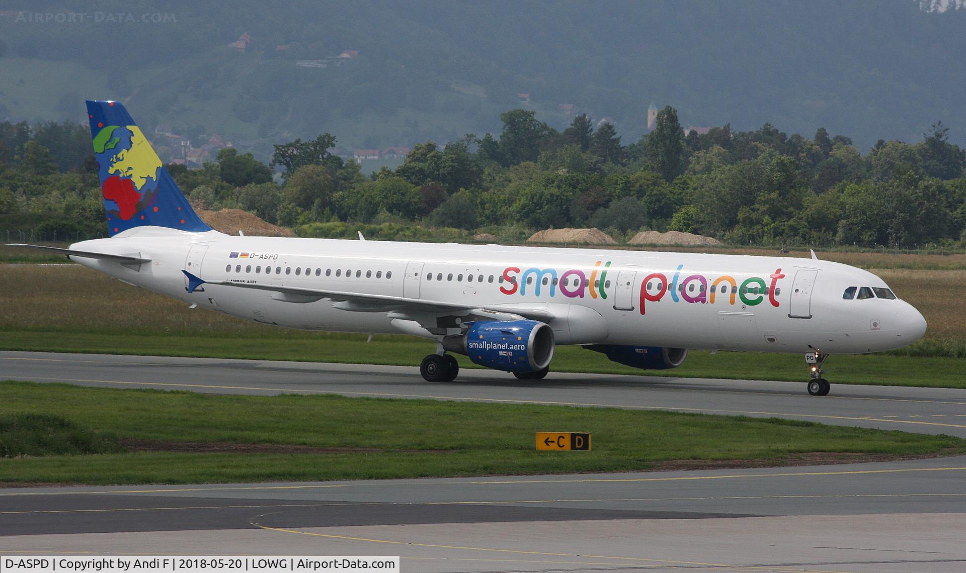 D-ASPD, 1998 Airbus A321-211 C/N 808, Small Planet Airlines A321-211
