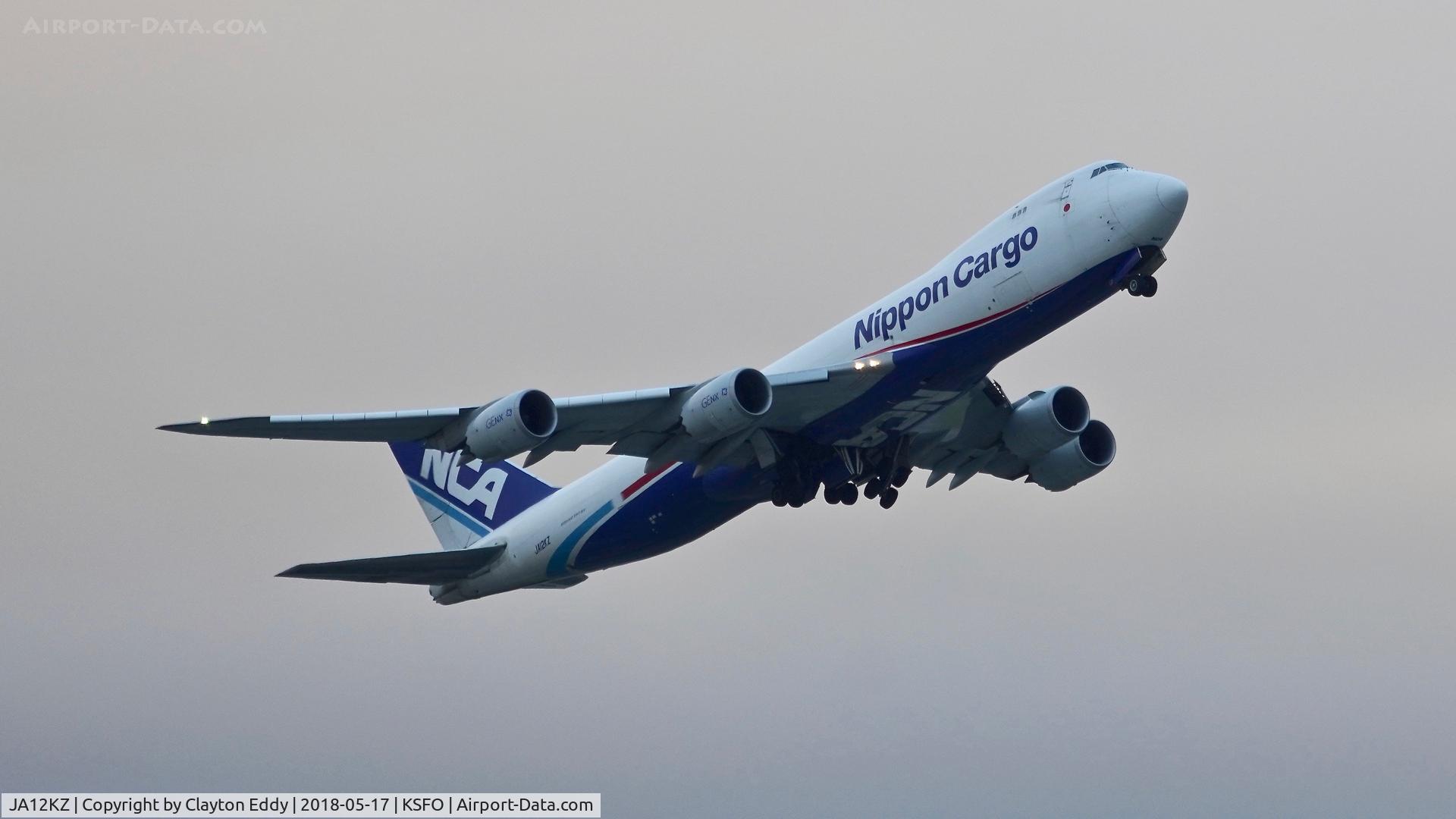 JA12KZ, 2012 Boeing 747-8KZF C/N 36137, SFO 2018.