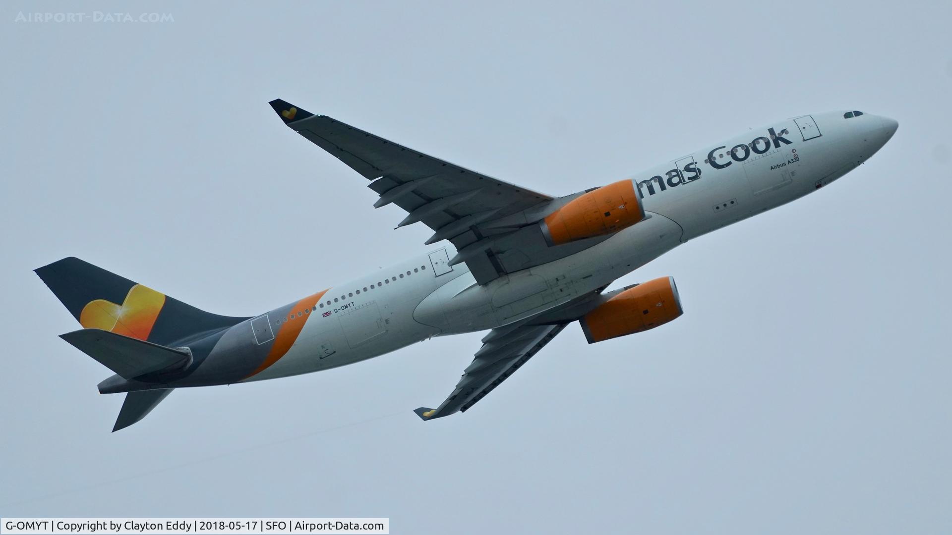 G-OMYT, 1999 Airbus A330-243 C/N 301, SFO 2018.