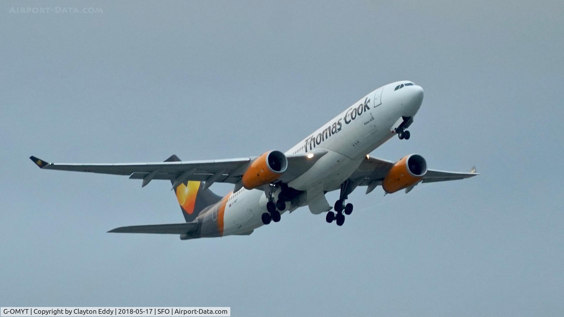 G-OMYT, 1999 Airbus A330-243 C/N 301, SFO 2018.