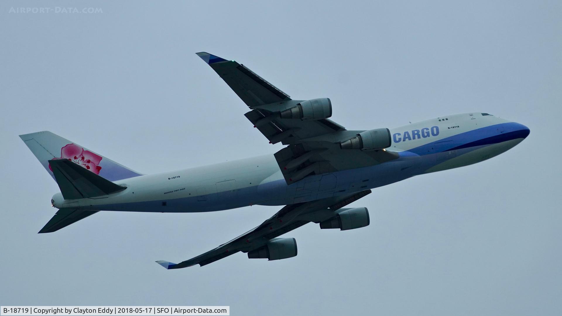 B-18719, 2005 Boeing 747-409F/SCD C/N 33739, SFO 2018.