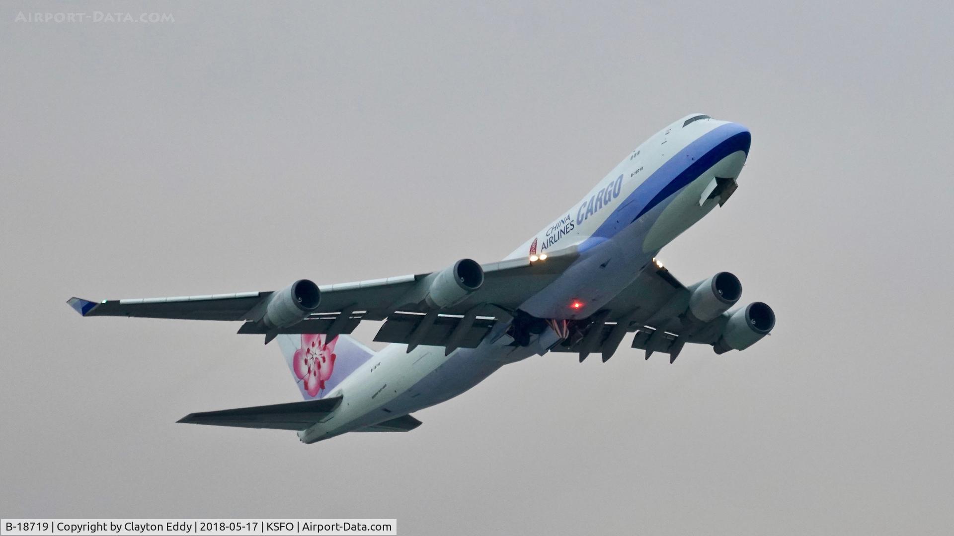 B-18719, 2005 Boeing 747-409F/SCD C/N 33739, SFO 2018.