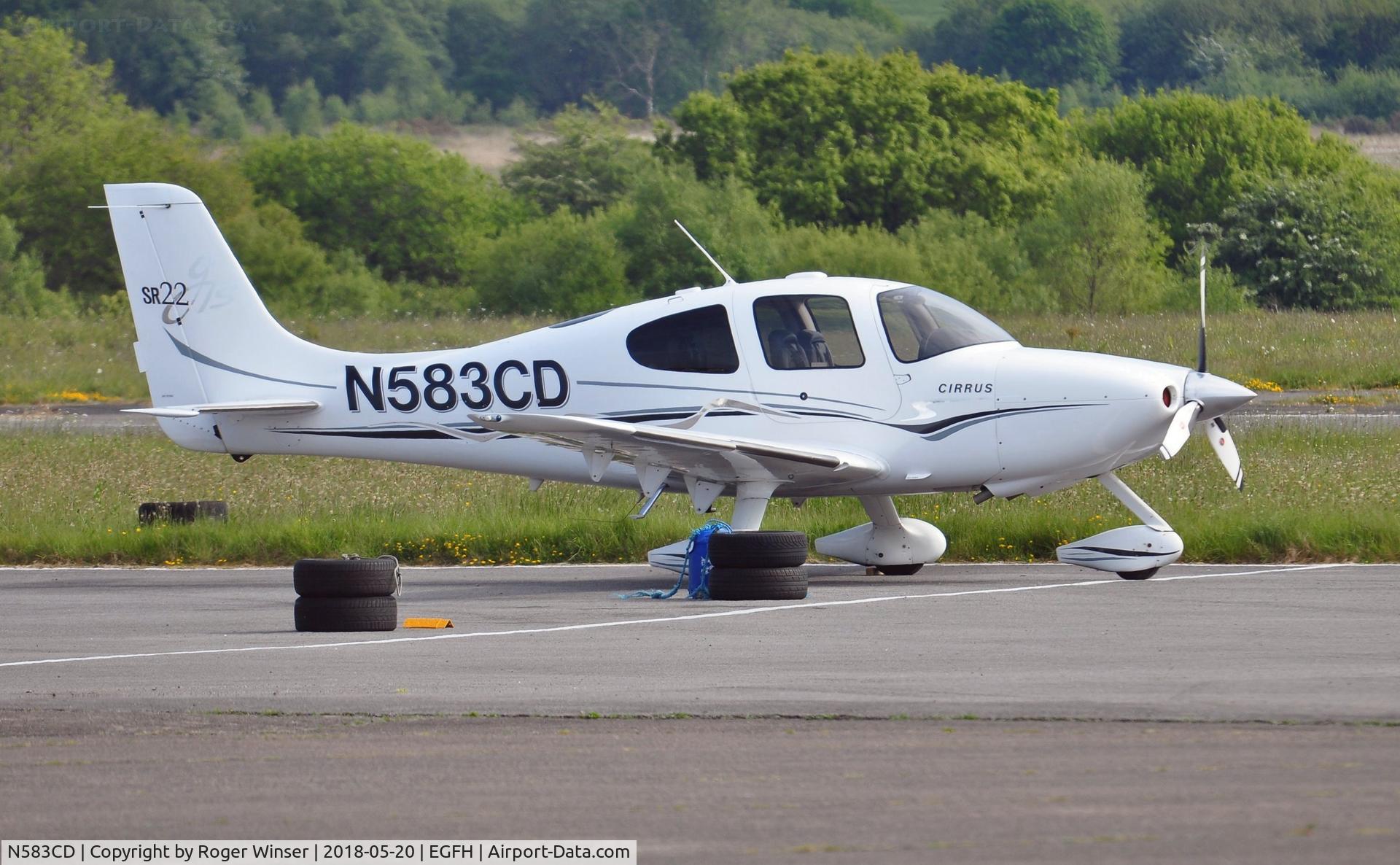 N583CD, 2006 Cirrus SR22 GTS C/N 1809, Visiting Cirrus SR22 GTS.