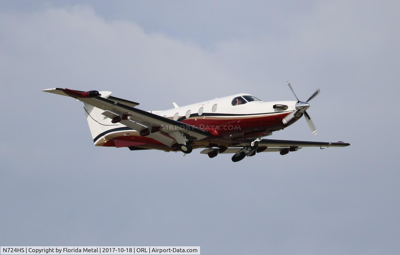 N724HS, 2015 Pilatus PC-12/47E C/N 1527, PC-12