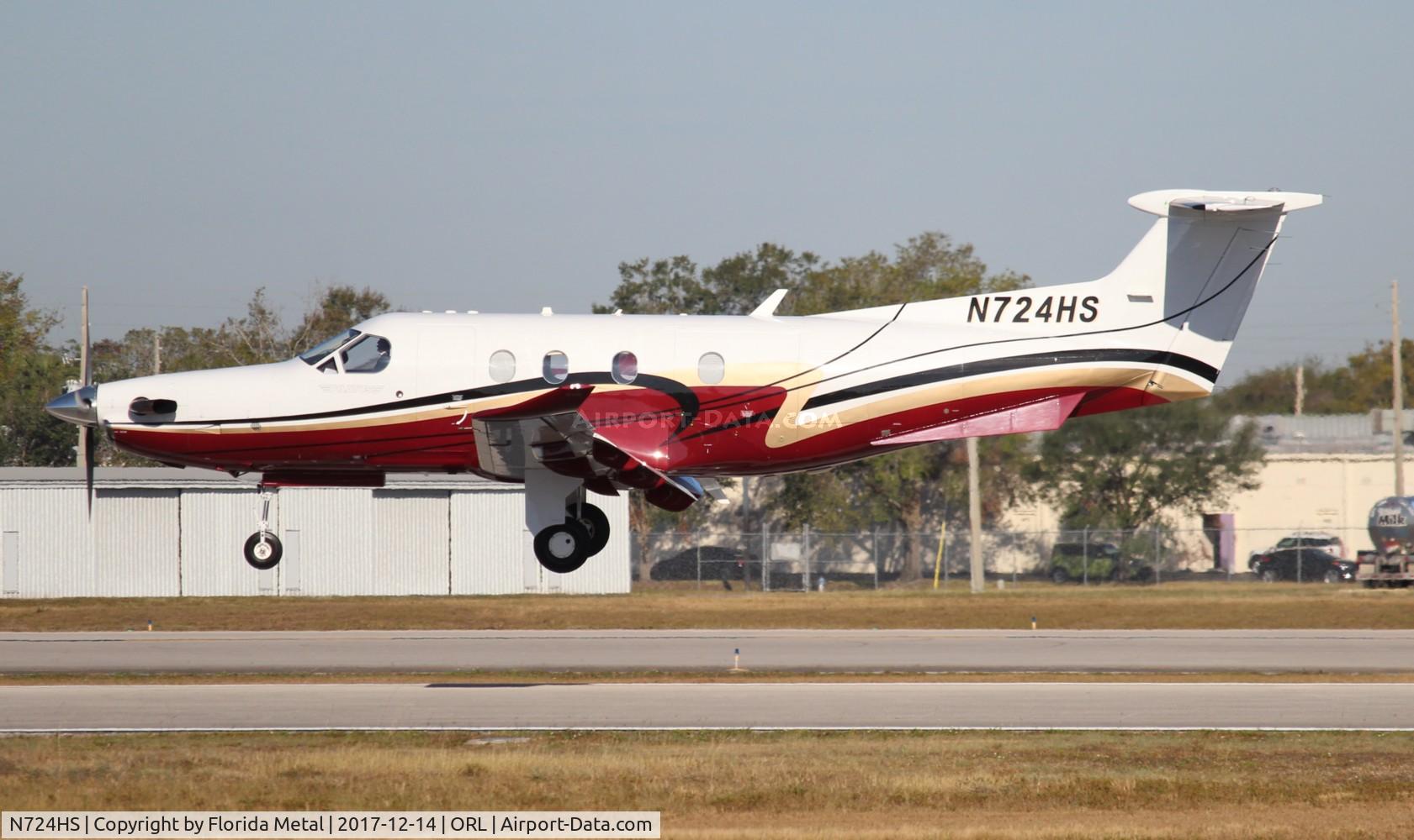 N724HS, 2015 Pilatus PC-12/47E C/N 1527, PC-12
