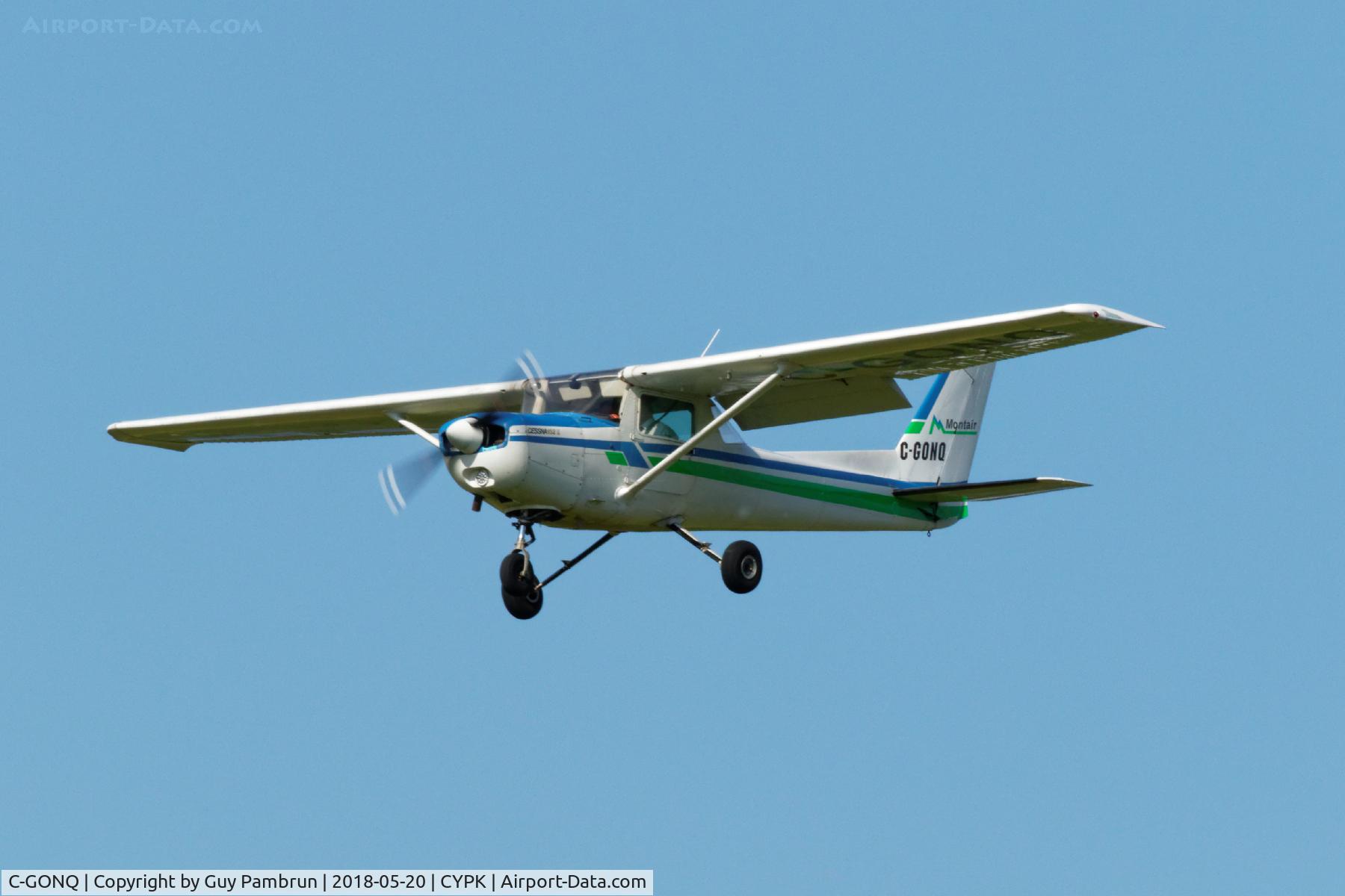 C-GONQ, 1979 Cessna 152 C/N 15282770, Landing