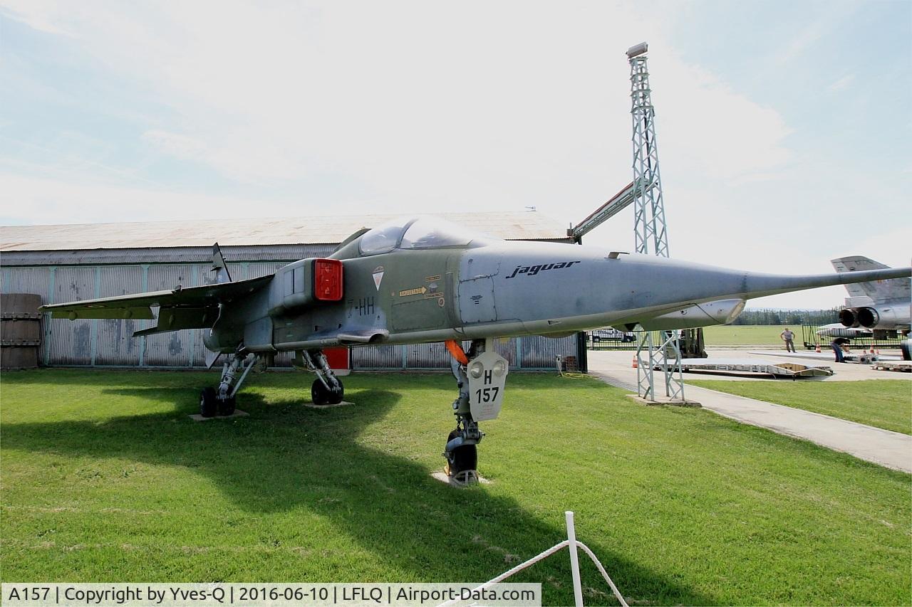 A157, Sepecat Jaguar A C/N A157, Sepecat Jaguar A, Musée Européen de l'Aviation de Chasse, Montélimar-Ancône airfield (LFLQ)