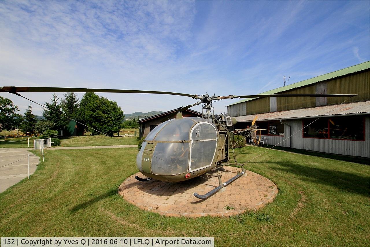 152, Sud SE-3130 Alouette II C/N 1258, Sud SE-3130 Alouette II, Musée Européen de l'Aviation de Chasse, Montélimar-Ancône airfield (LFLQ)