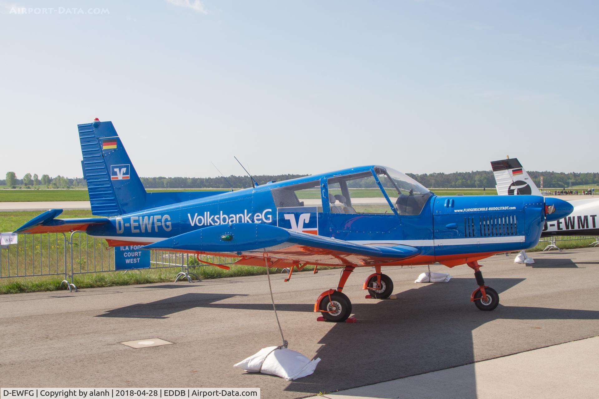 D-EWFG, 1974 Zlin Z-43 C/N 0043/02, On static display at ILA 2018