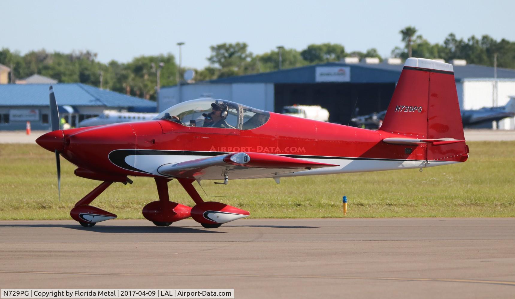 N729PG, 2012 Vans RV-7A C/N 72874, RV-7A