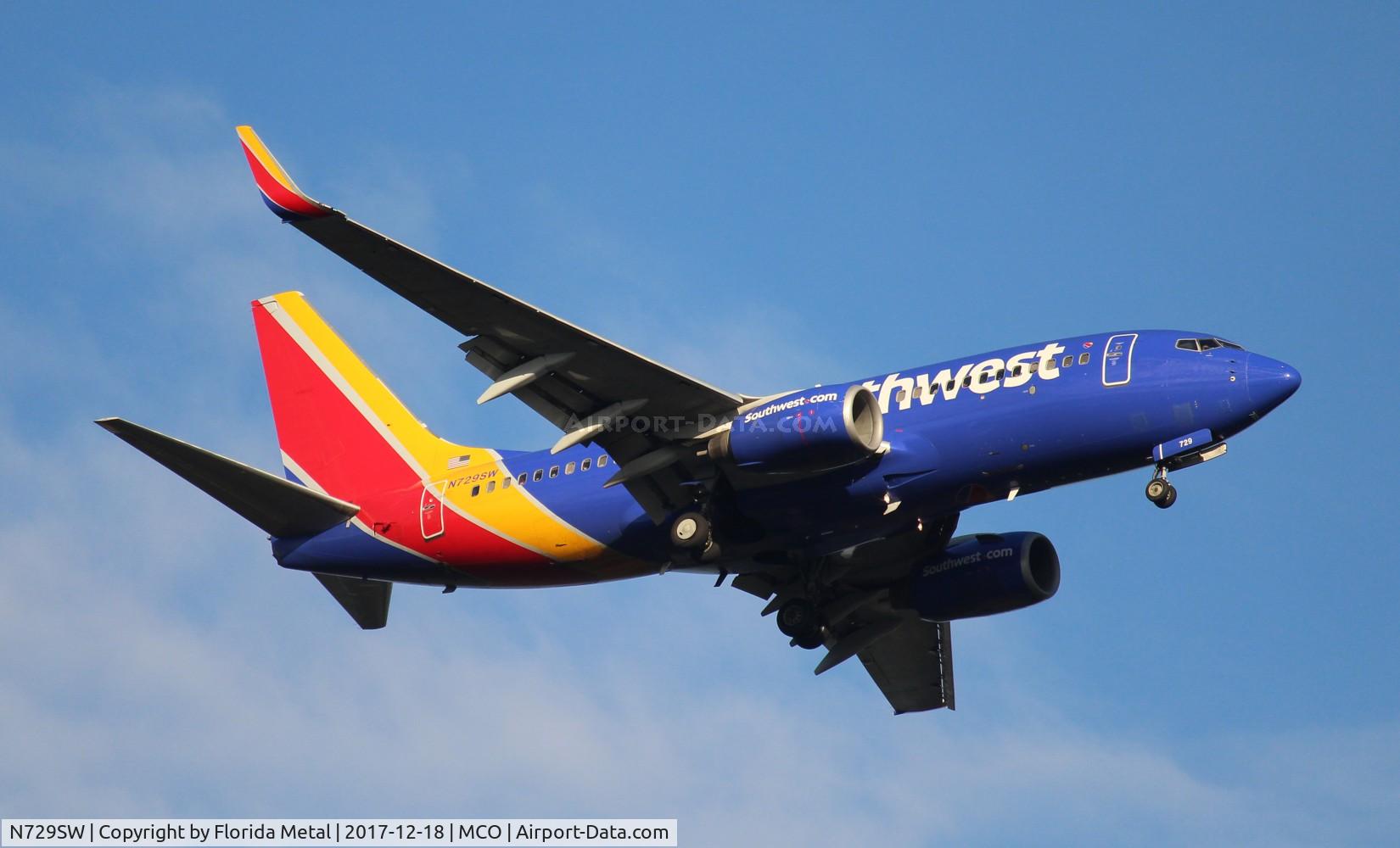 N729SW, 1999 Boeing 737-7H4 C/N 27861, Southwest