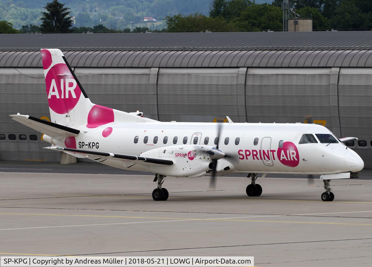 SP-KPG, 1986 Saab 340A C/N 340A-064, Arrived from Vienna.