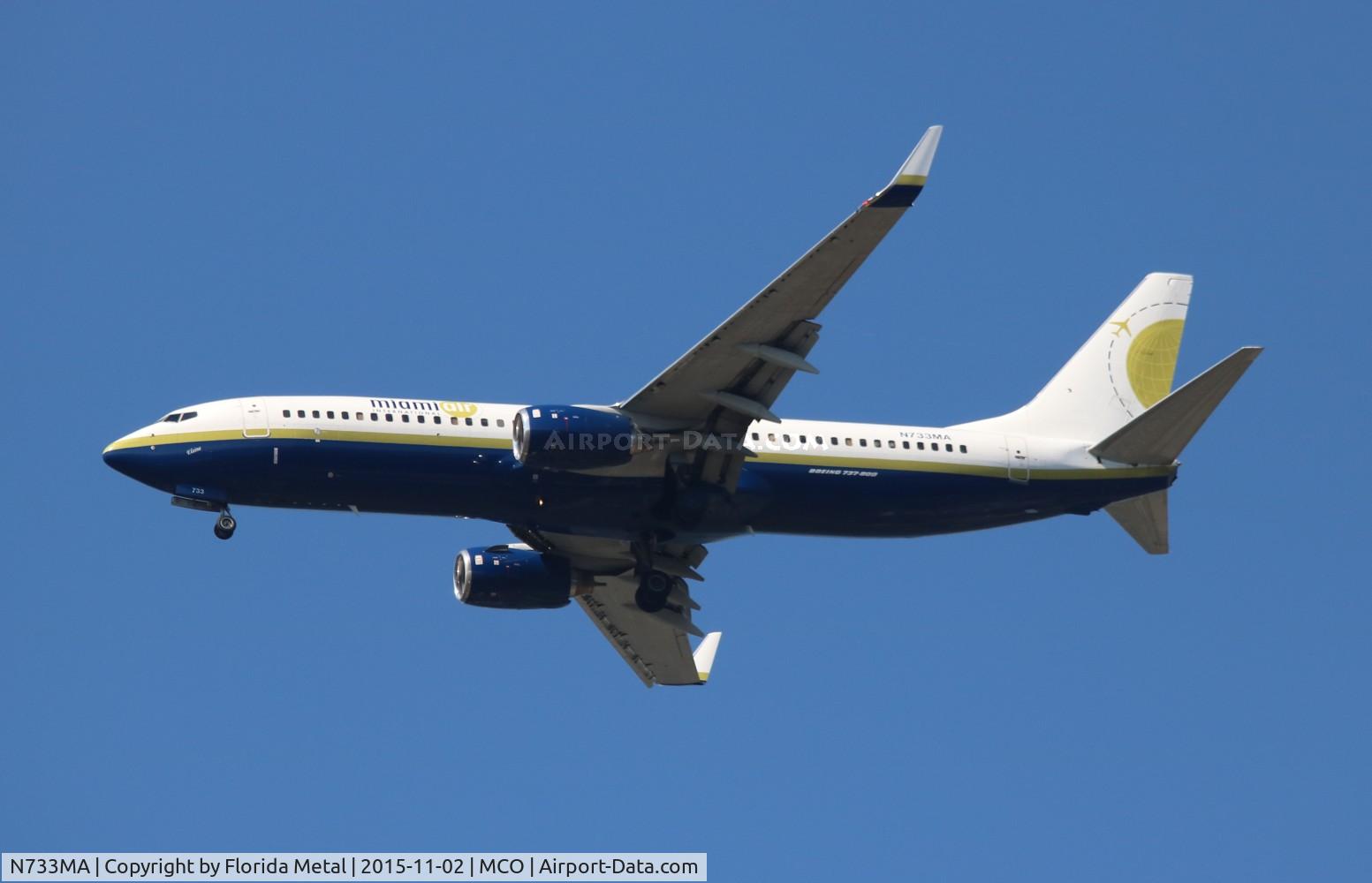 N733MA, 2001 Boeing 737-81Q C/N 30619, Miami Air