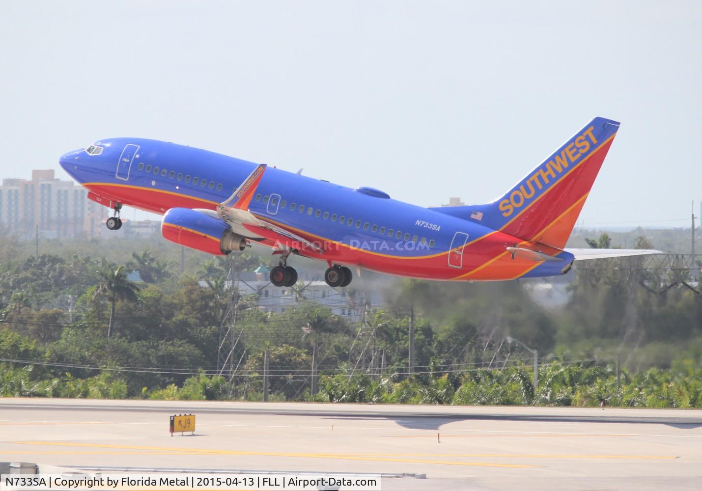 N733SA, 1999 Boeing 737-7H4 C/N 27865, Southwest