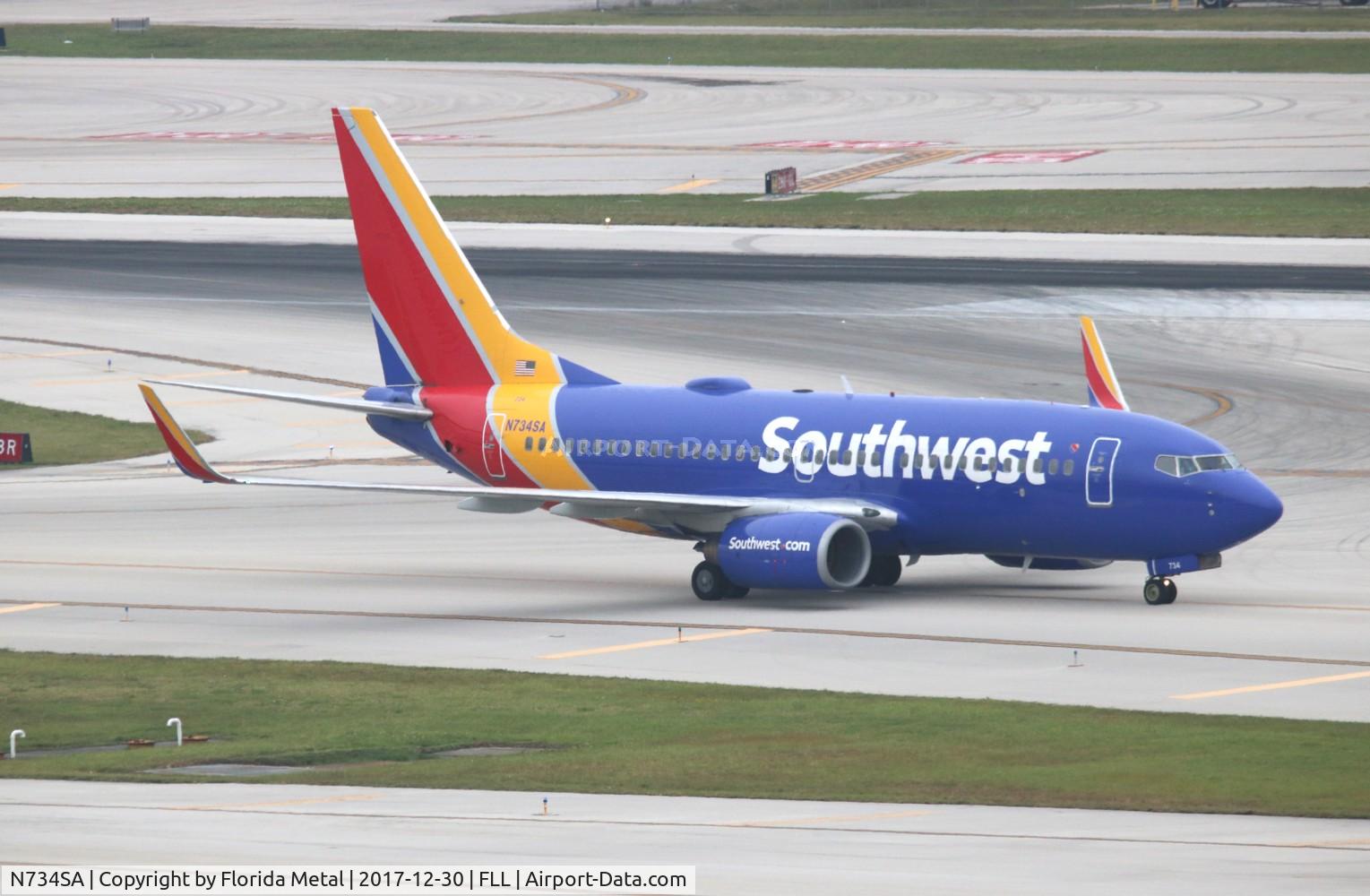 N734SA, 1999 Boeing 737-7H4 C/N 27866, Southwest