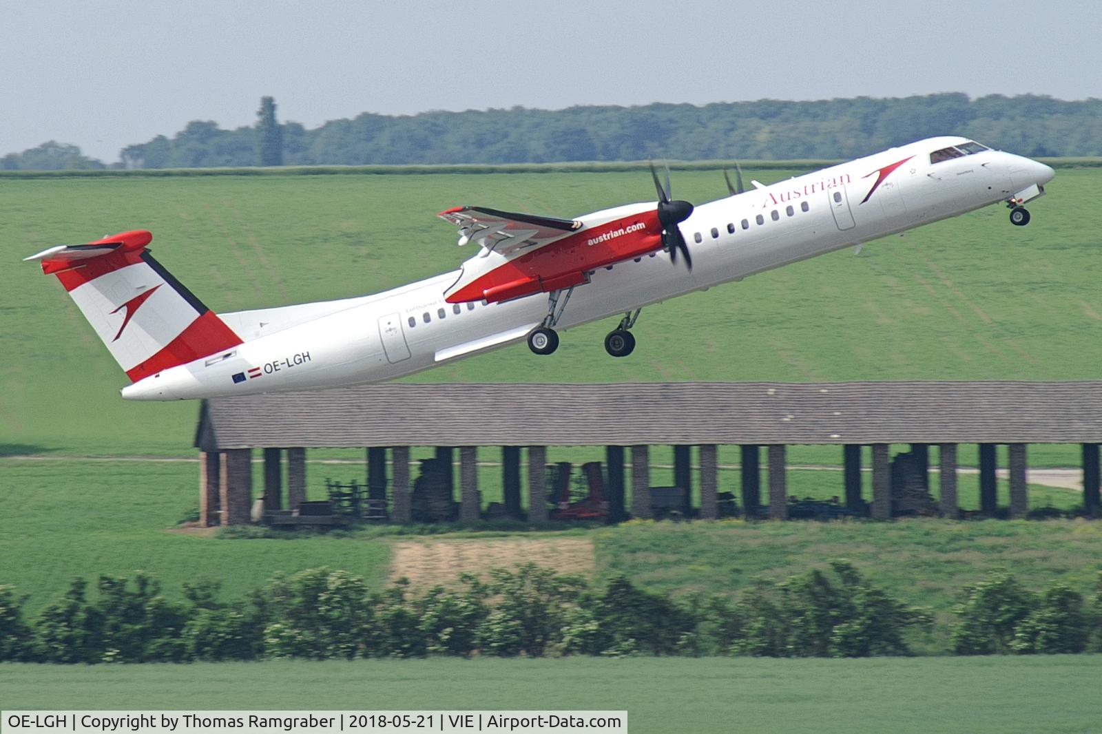 OE-LGH, 2002 De Havilland Canada DHC-8-402Q Dash 8 C/N 4075, Austrian Airlines DeHavilland Canada Dash 8-400