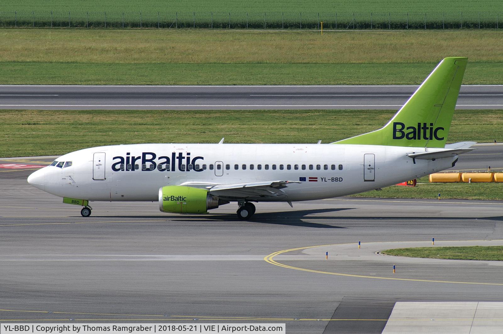 YL-BBD, 1999 Boeing 737-53S C/N 29075, Air Baltic Boeing 737-500