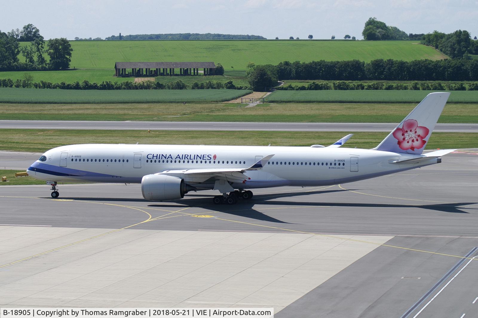 B-18905, 2016 Airbus A350-941 C/N 073, China Airlines Airbus A350-900