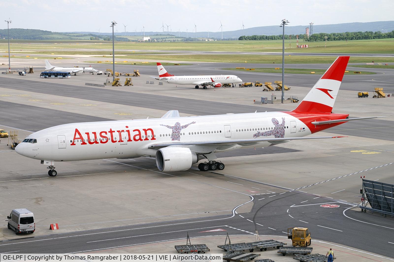 OE-LPF, 2001 Boeing 777-2Q8/ER C/N 28692, Austrian Airlines Boeing 777-200