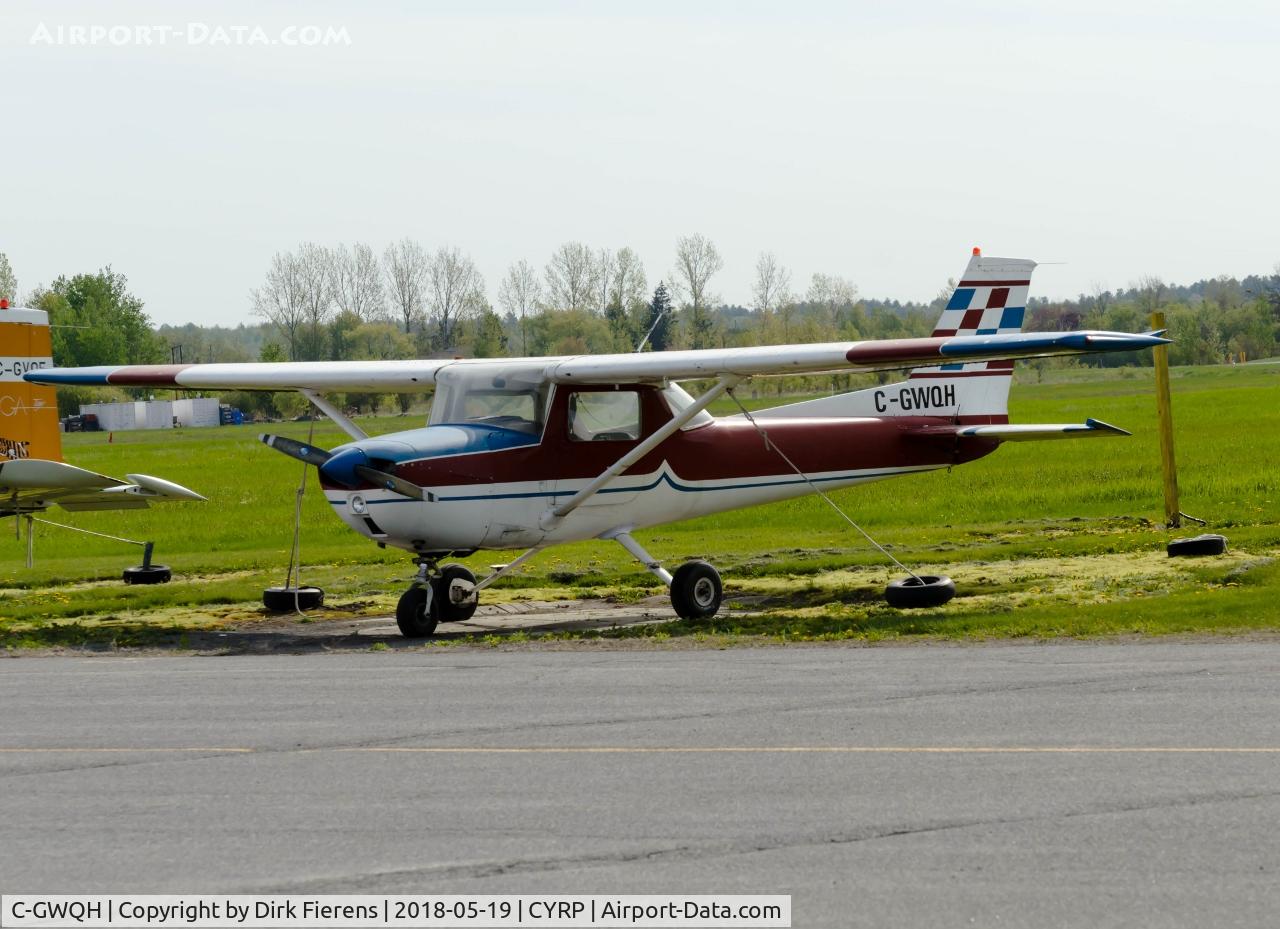 C-GWQH, 1972 Cessna A150L Aerobat C/N A1500312, Parked at apron.