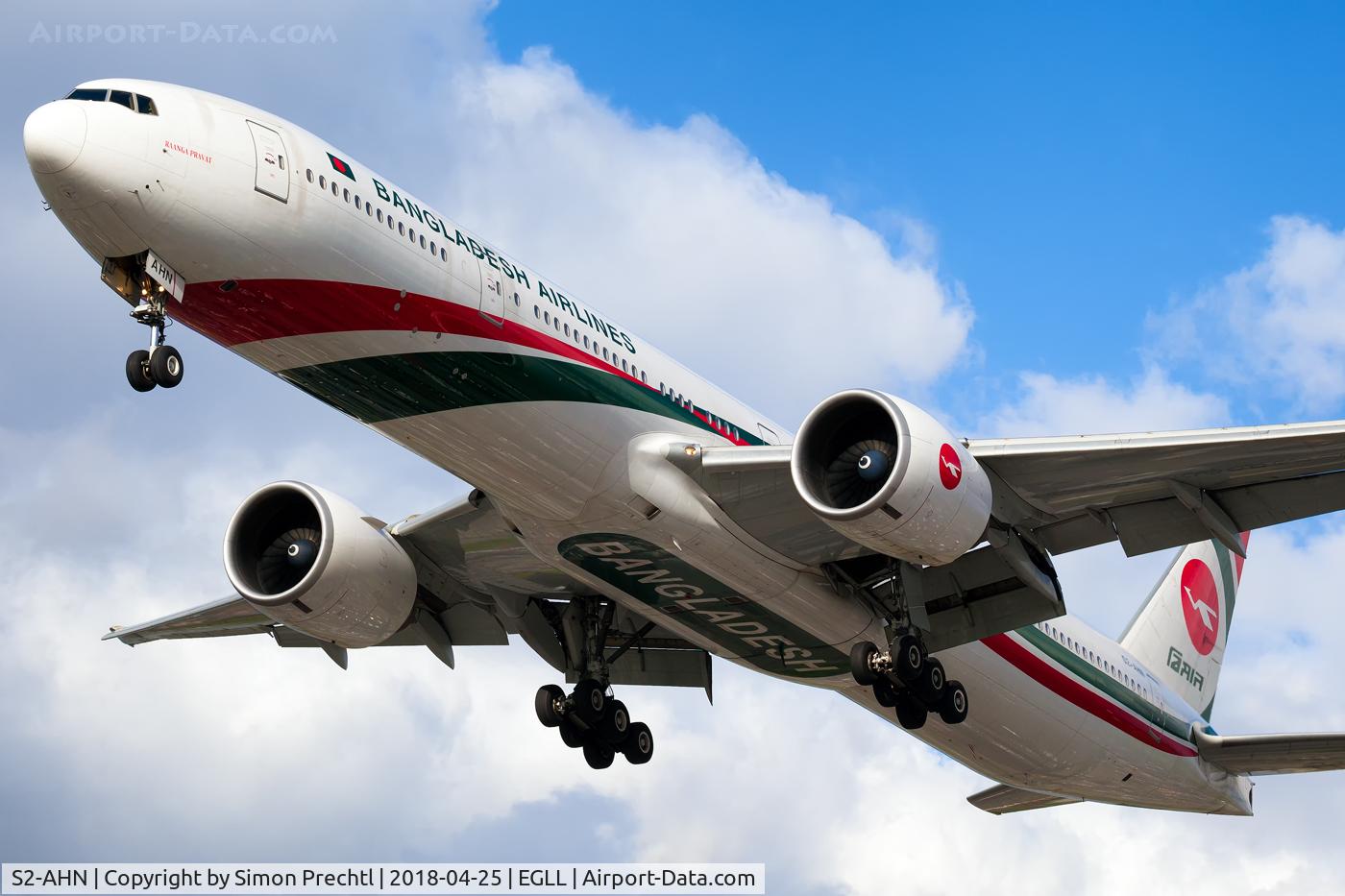 S2-AHN, 2014 Boeing 777-3E9/ER C/N 40121, S2-AHN @ London-Heathrow Intl. Airport