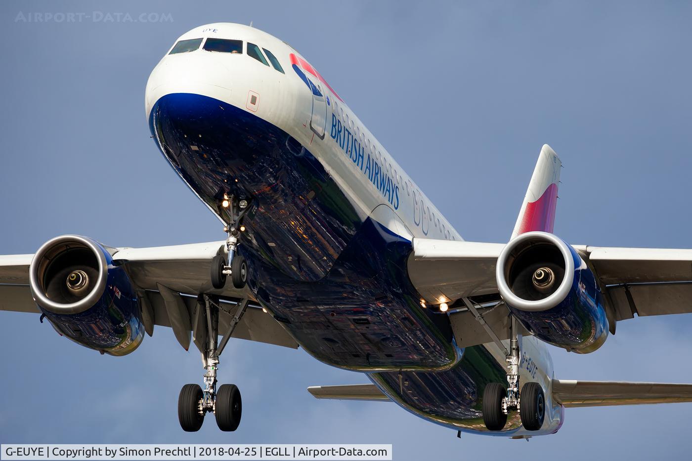 G-EUYE, 2009 Airbus A320-232 C/N 3912, G-EUYE @ London-Heathrow Intl. Airport