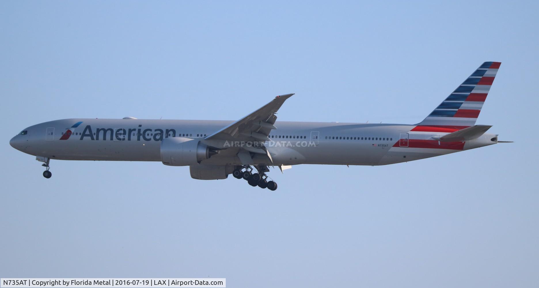 N735AT, 2016 Boeing 777-323/ER C/N 32439, American
