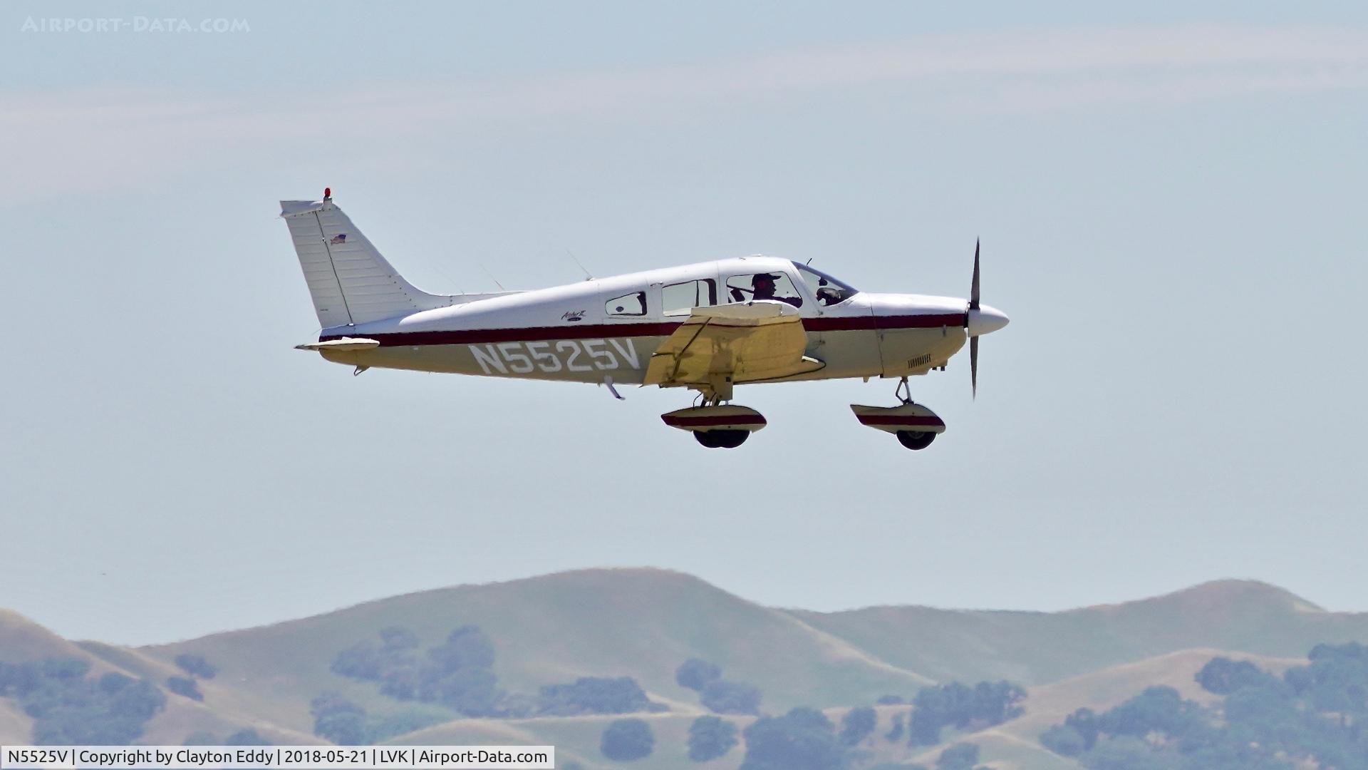 N5525V, Piper PA-28-181 C/N 28-7790481, Livermore Airport California 2018.