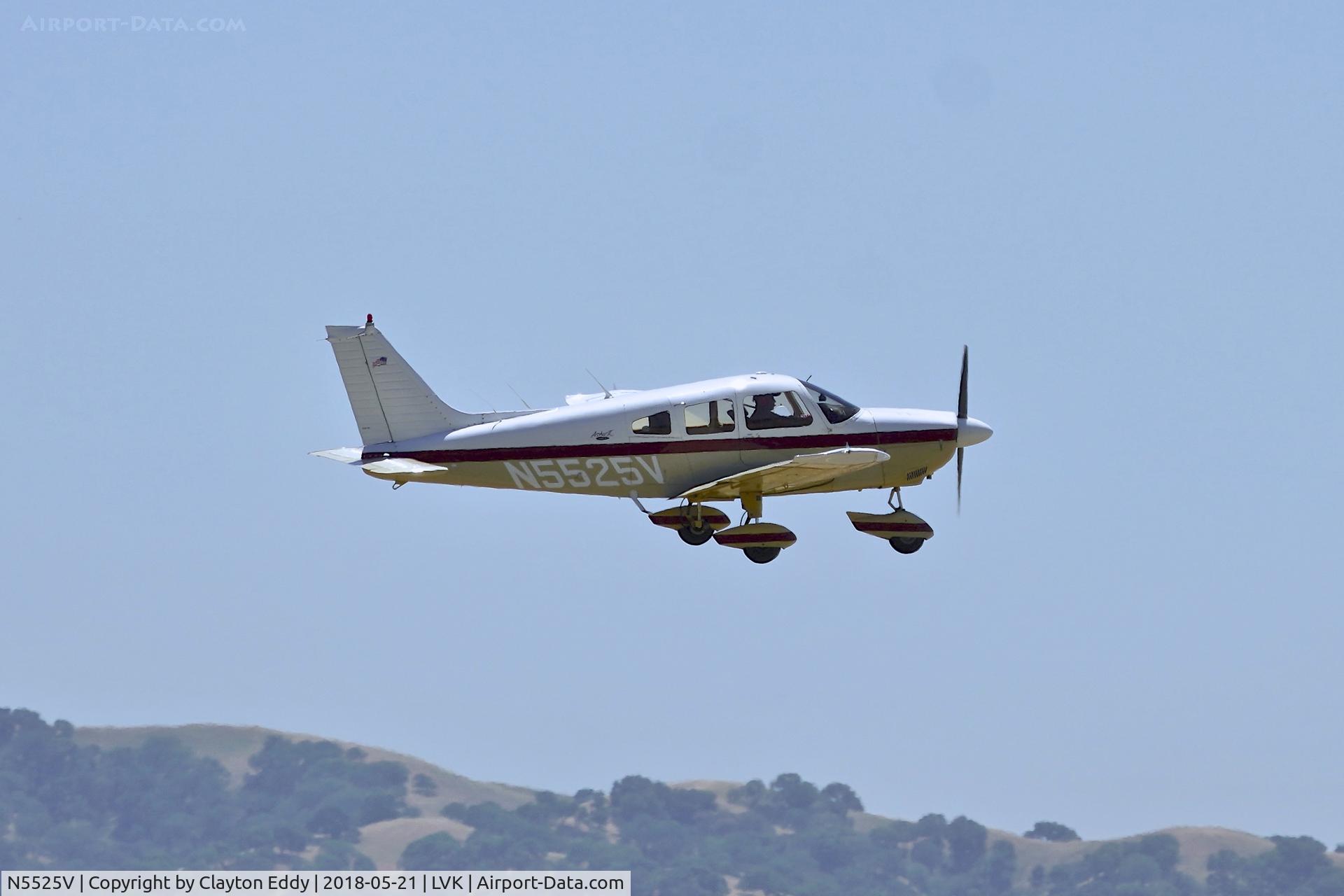 N5525V, Piper PA-28-181 C/N 28-7790481, Livermore Airport California 2018.