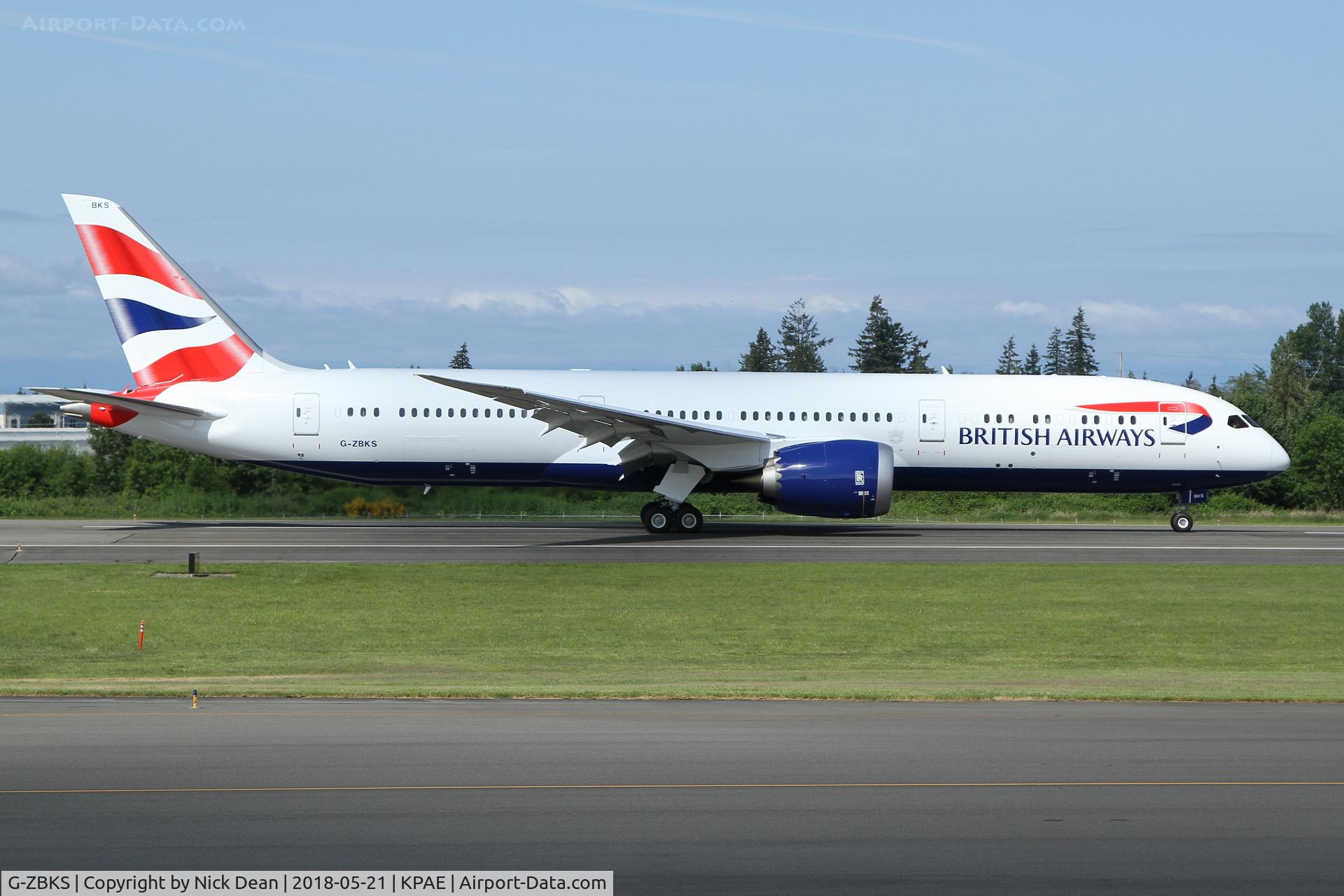 G-ZBKS, 2018 Boeing 787-9 Dreamliner C/N 60628, PAE/KPAE