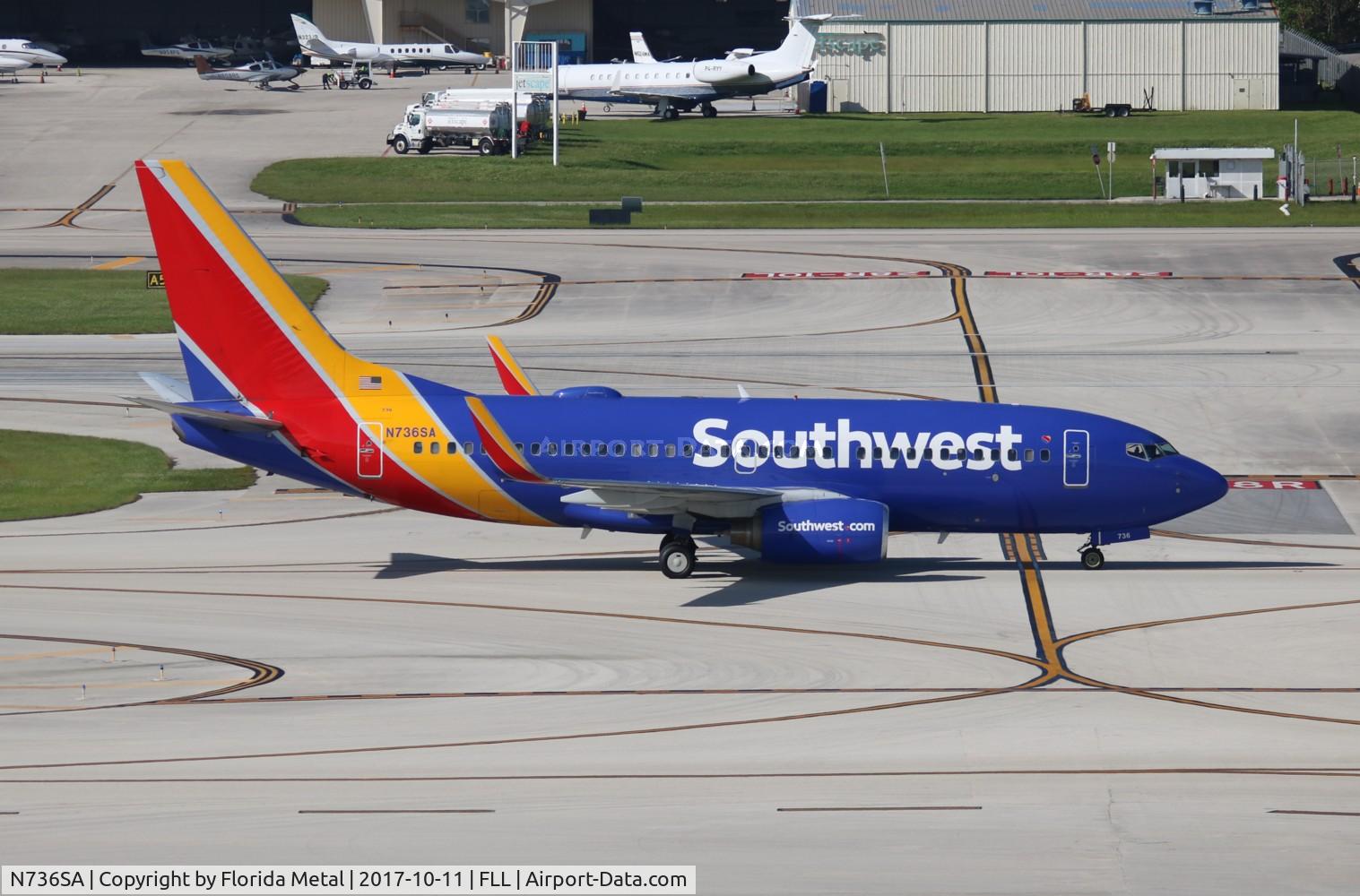 N736SA, 1999 Boeing 737-7H4 C/N 27868, Southwest