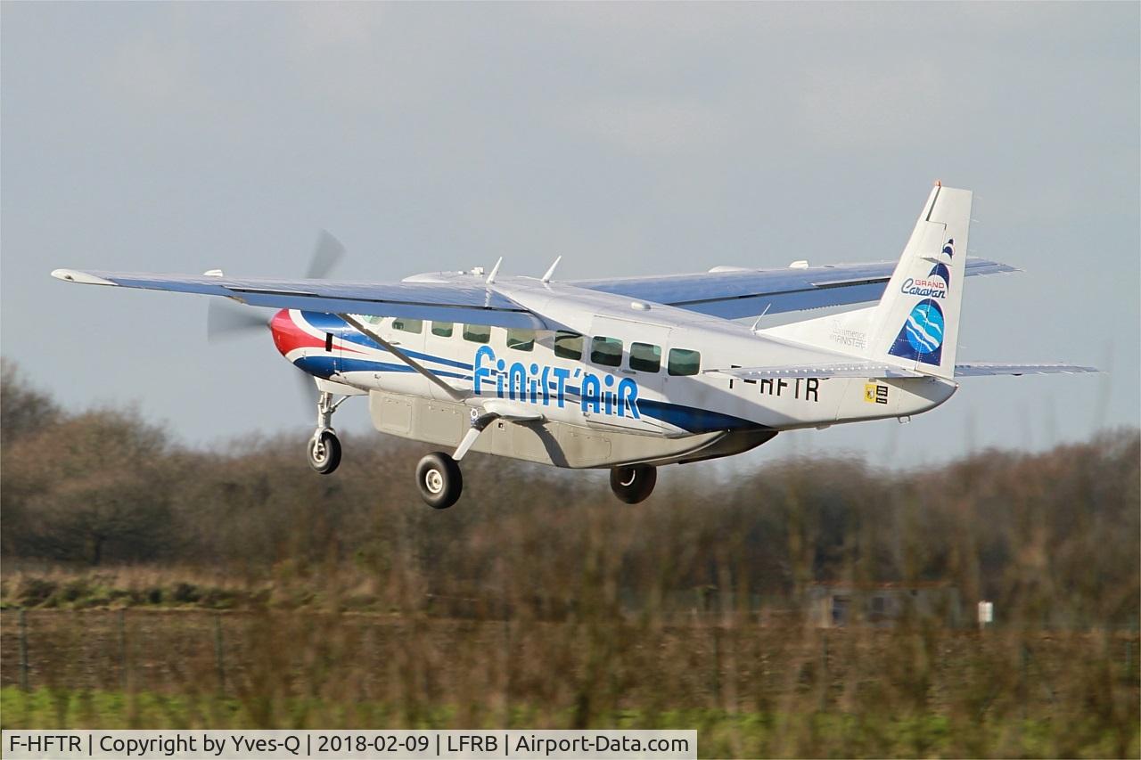 F-HFTR, 2008 Cessna 208B Grand Caravan C/N 208B-2041, Cessna 208B Grand Caravan, Take off rwy 25L, Brest-Bretagne airport (LFRB-BES)