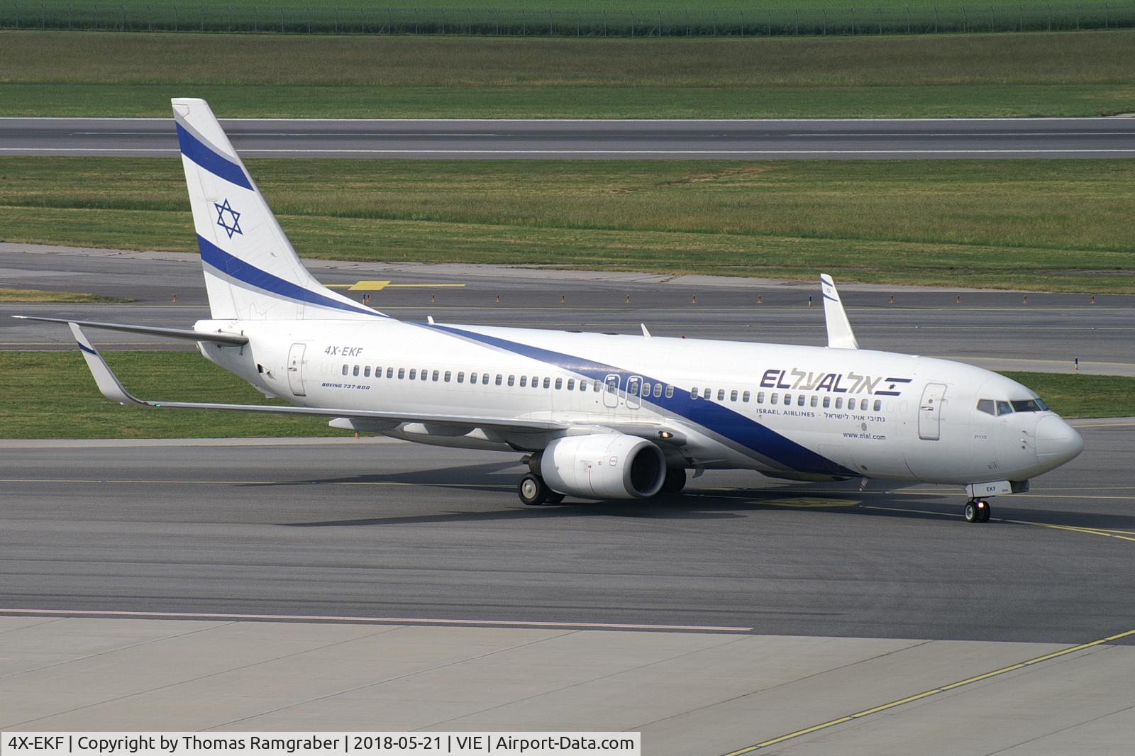 4X-EKF, 2008 Boeing 737-8HX C/N 29638, El Al Israel Airlines Boeing 737-800