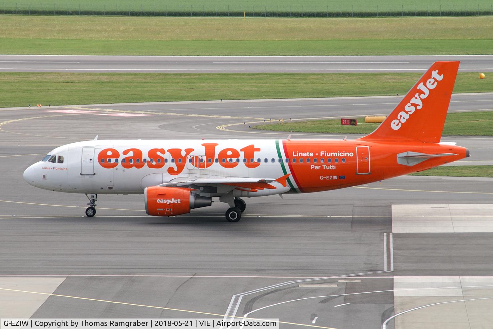 G-EZIW, 2005 Airbus A319-111 C/N 2578, EasyJet Airline Airbus A319