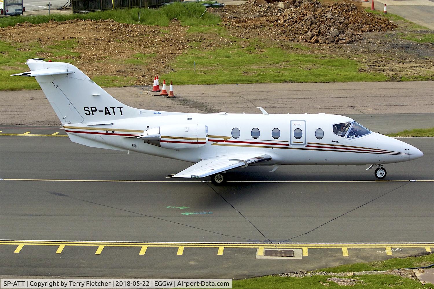 SP-ATT, 2006 Raytheon Beechjet 400A C/N RK-480, at Luton