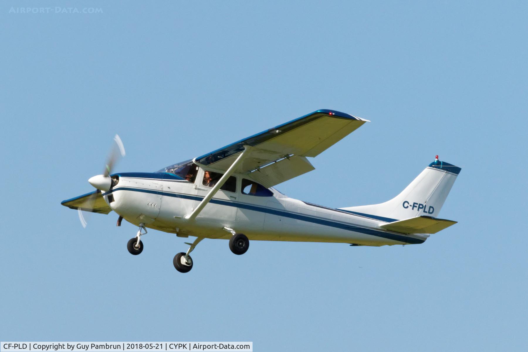 CF-PLD, 1964 Cessna 182G Skylane C/N 18255460, Landing