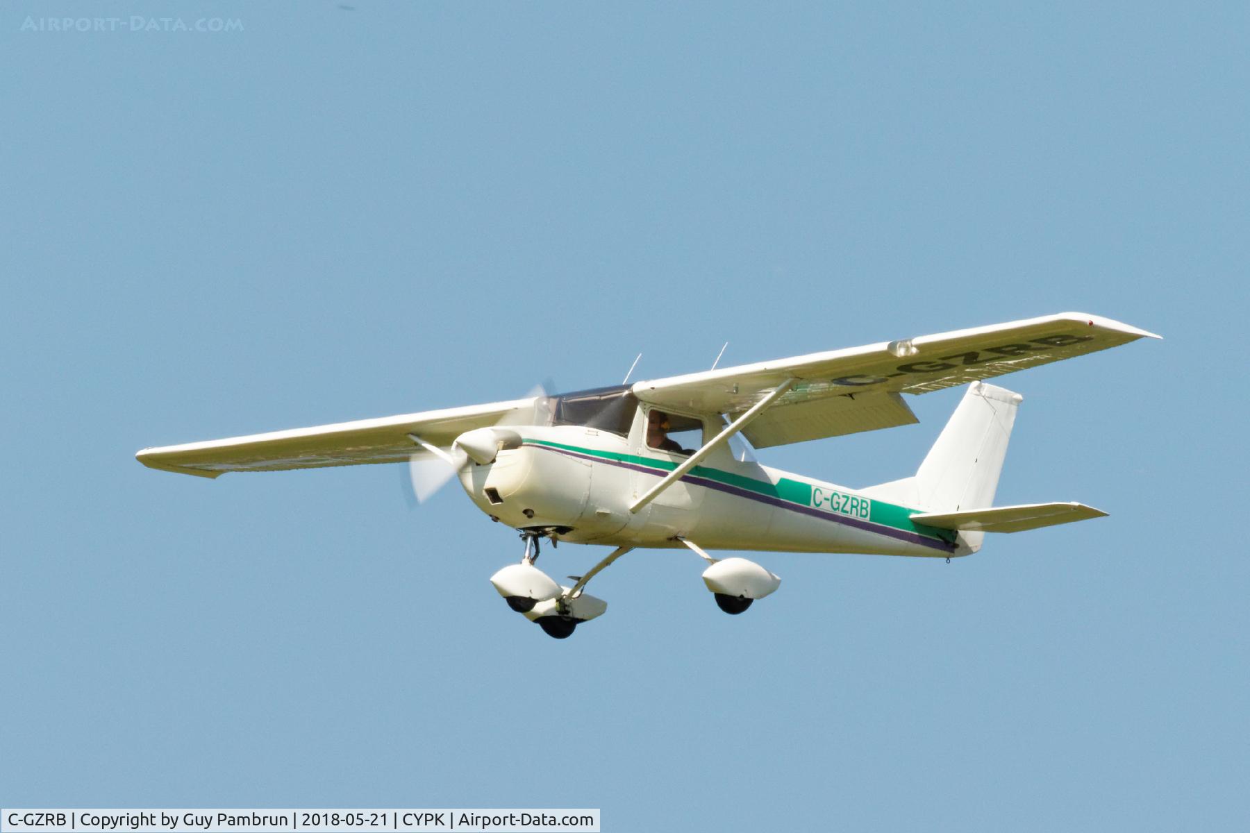 C-GZRB, 1966 Cessna 150F C/N 15064203, Landing