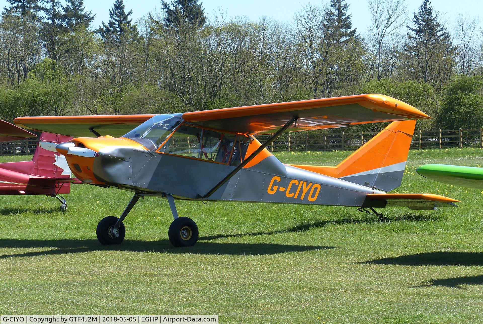 G-CIYO, Groppo Trail C/N LAA 372-15237, G-CIYO at Popham 5May18