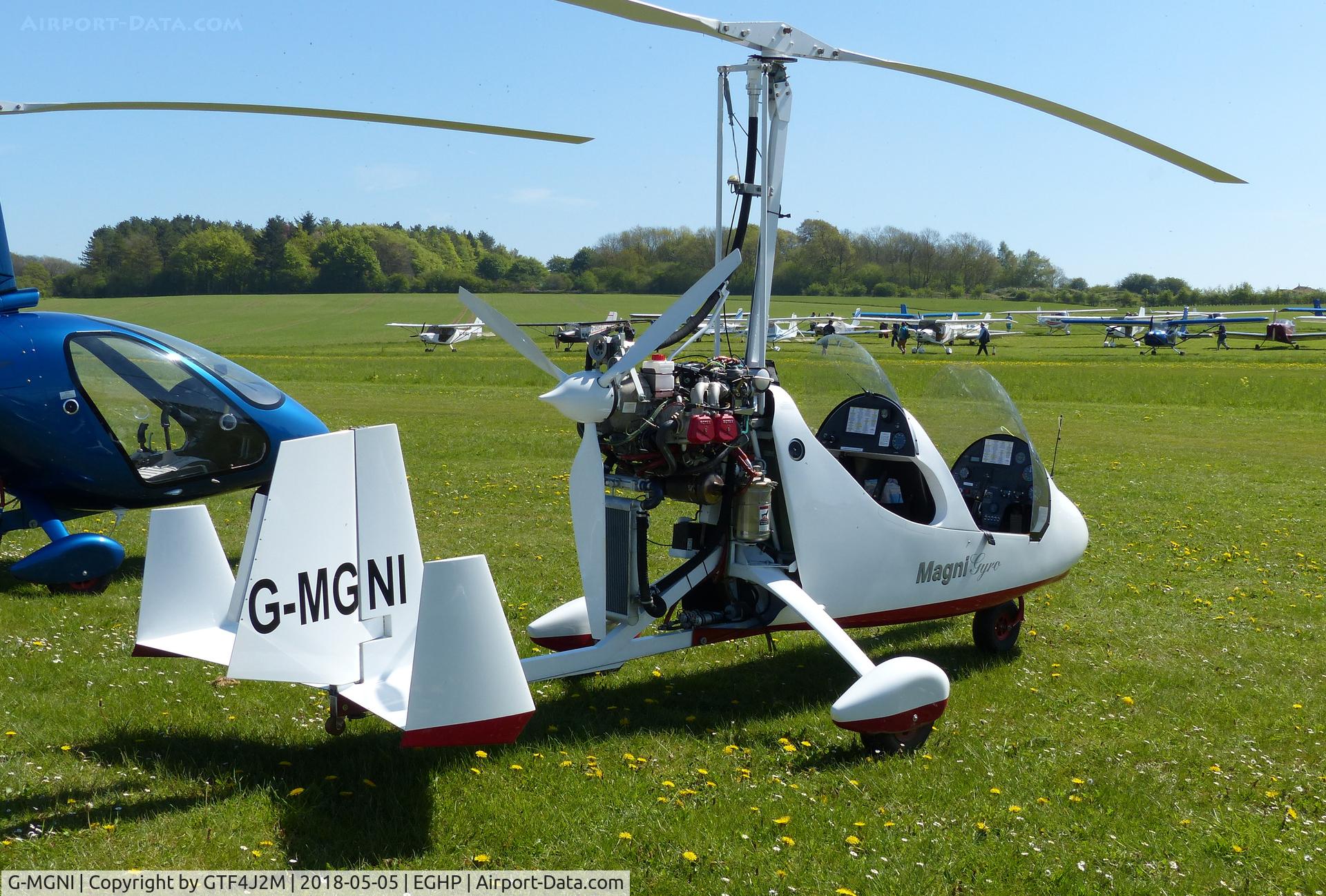 G-MGNI, 2017 Magni Gyro M-16C Tandem Trainer C/N 16-17-0804, G-MGNI at Popham 5May18
