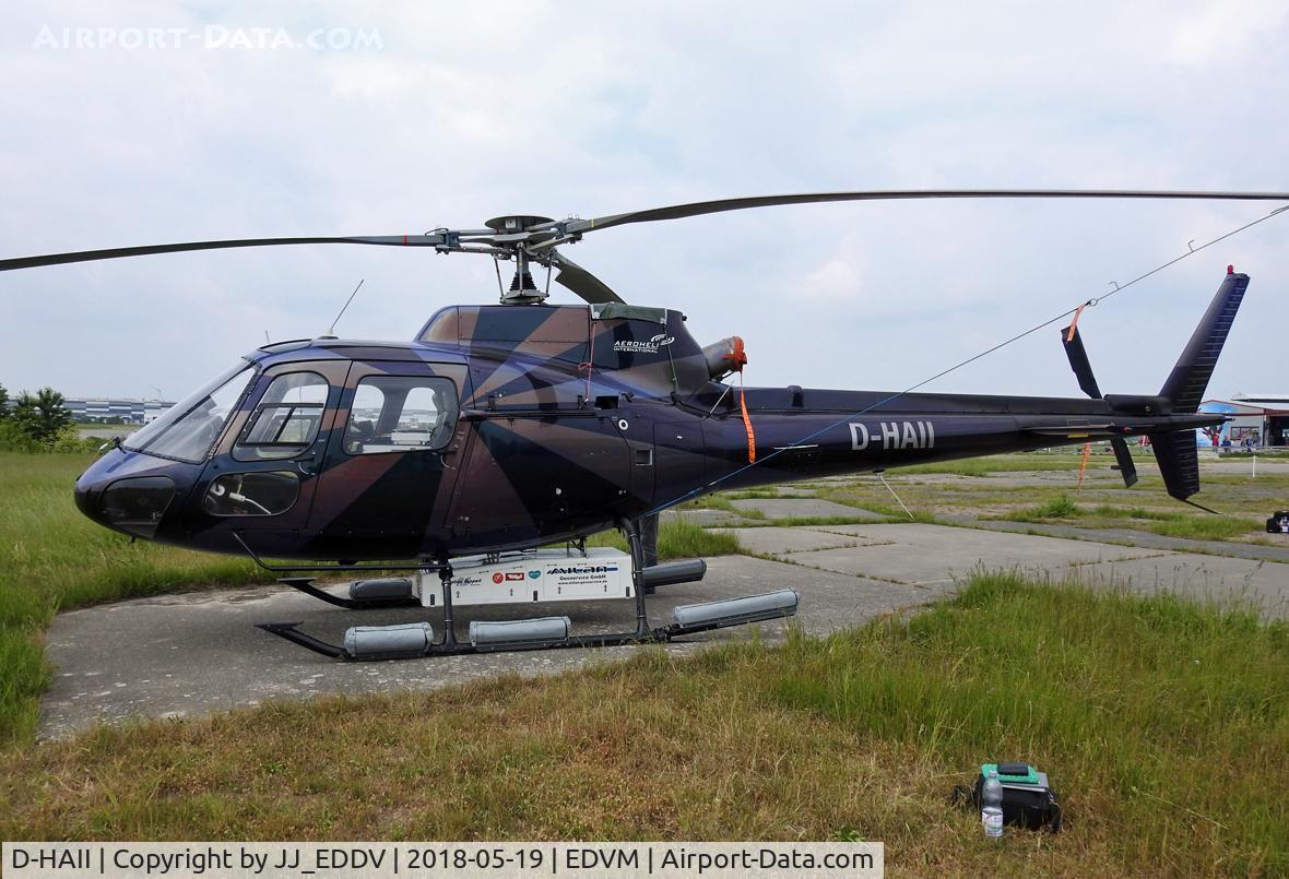 D-HAII, 2005 Eurocopter AS-350B-2 Ecureuil Ecureuil C/N 9072, Nice visitor at EDVM