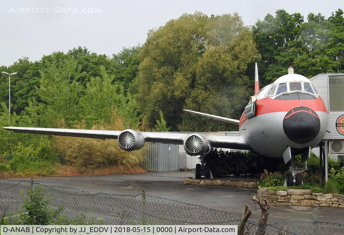 D-ANAB, 1959 Vickers Viscount 814 C/N 369, Visit this nice Restaurante at Hannover / Germany
