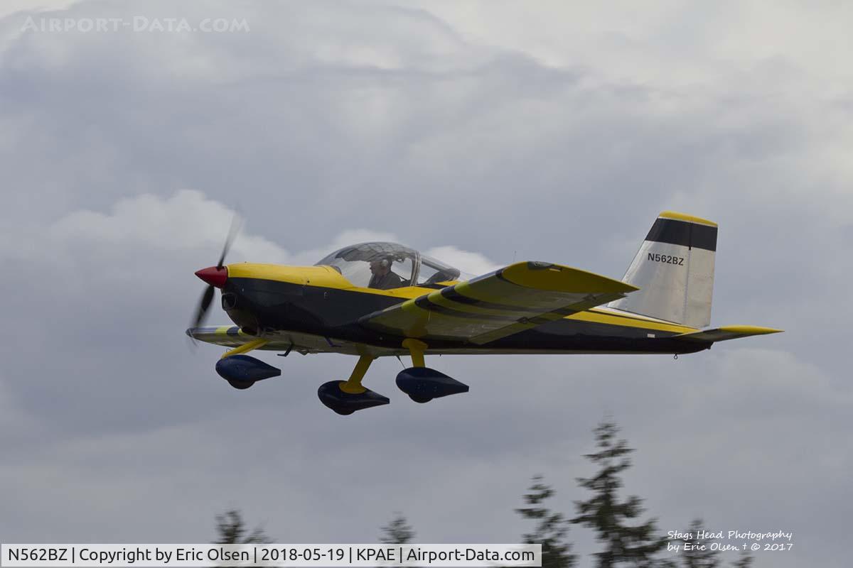 N562BZ, 2014 Vans RV-12 C/N 120628, RV-12 coming into Paine Field.