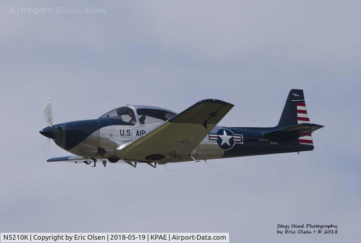 N5210K, 1950 Ryan Navion A C/N NAV-4-2110, 1950 Navion at the 2018 Paine Field GA Day.