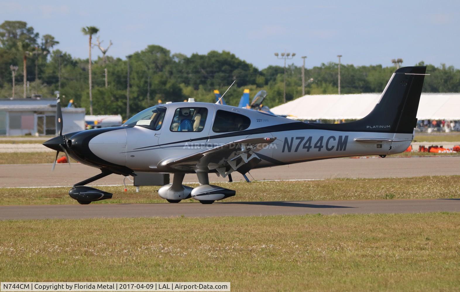 N744CM, 2015 Cirrus SR-22T GTS Platinum C/N 1142, Cirrus SR-22T
