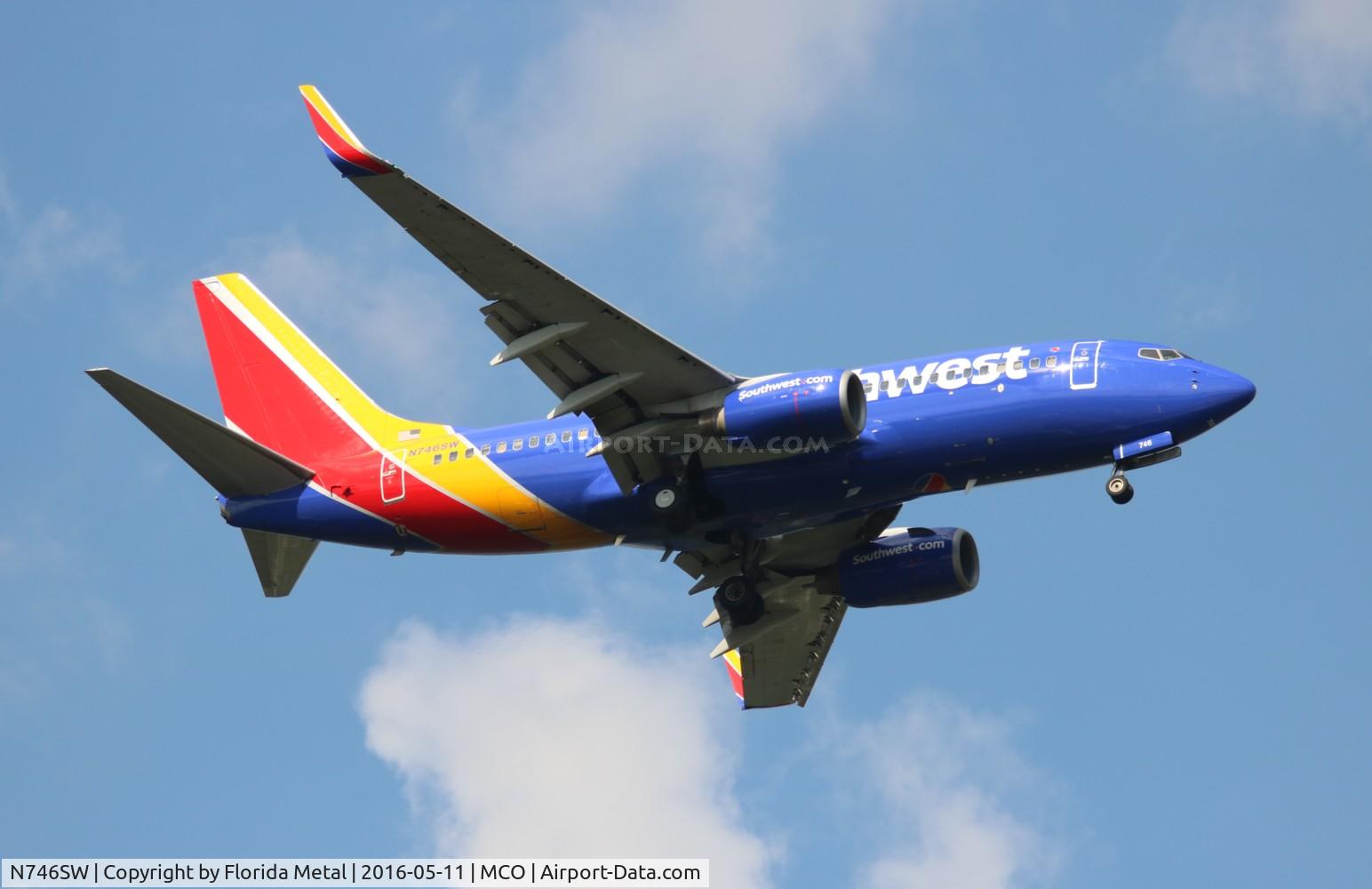 N746SW, 1999 Boeing 737-7H4 C/N 29798, Southwest