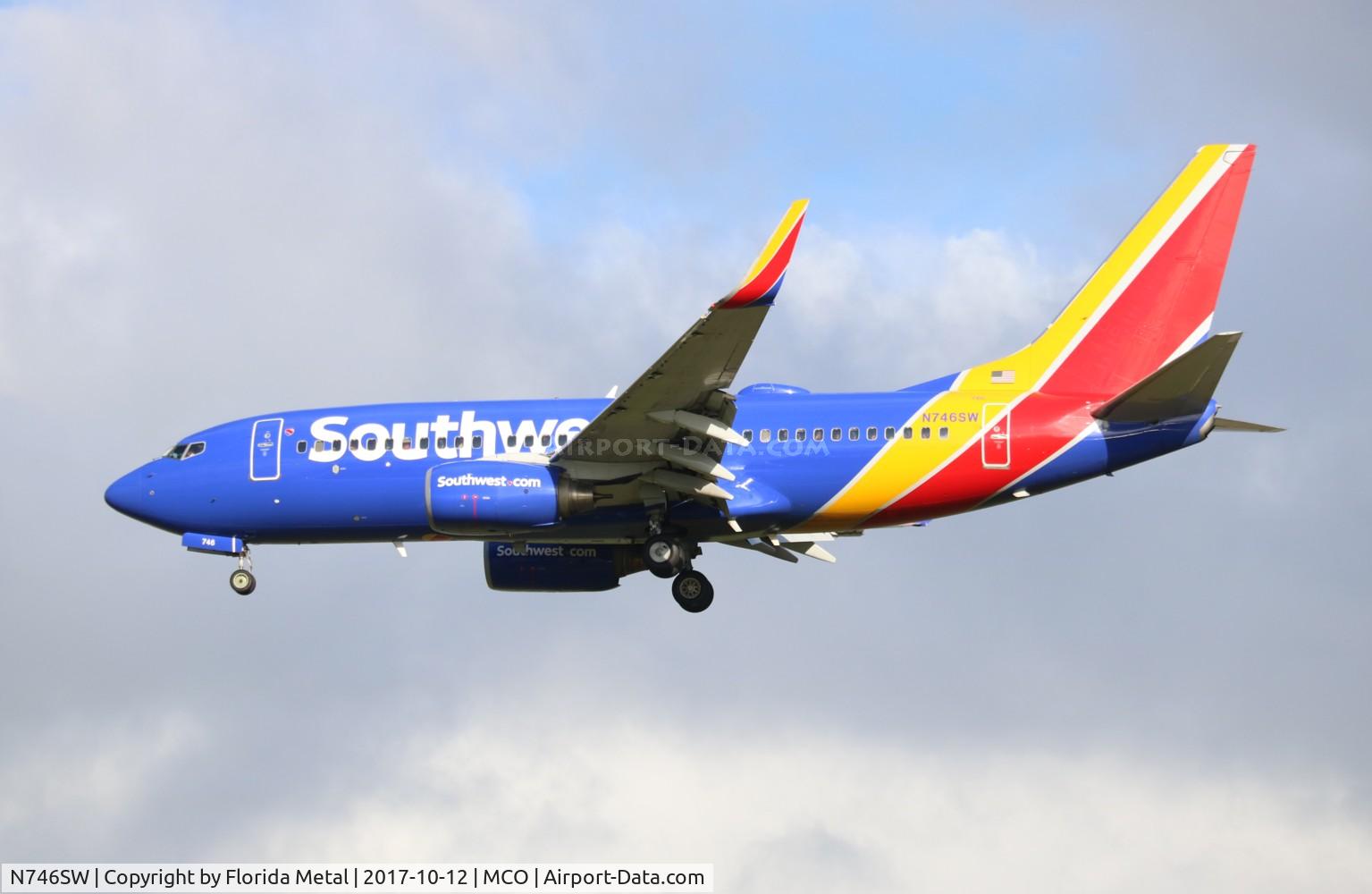 N746SW, 1999 Boeing 737-7H4 C/N 29798, Southwest