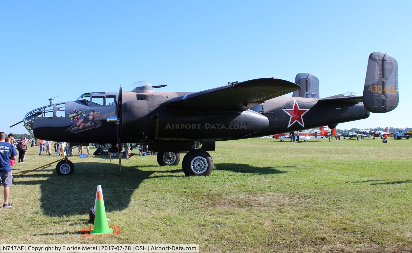 N747AF, 1944 North American B-25J Mitchell Mitchell C/N 108-33731, Russian To Get Ya
