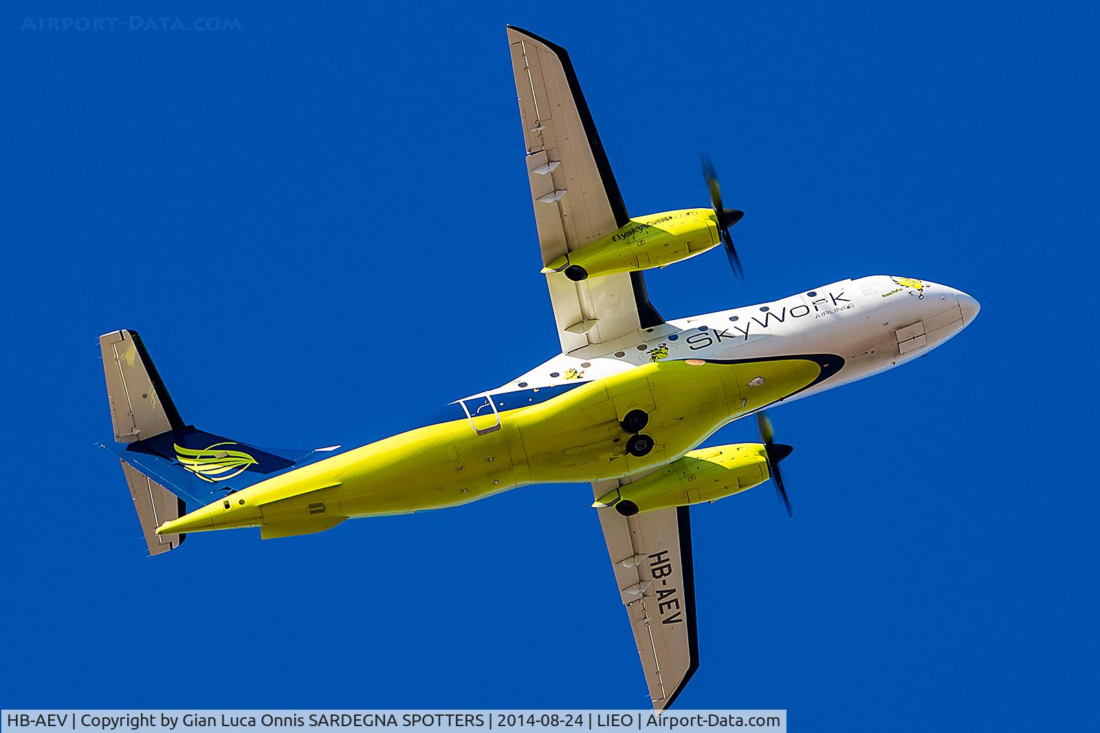 HB-AEV, 1995 Dornier 328-110 C/N 3056, TAKE OFF