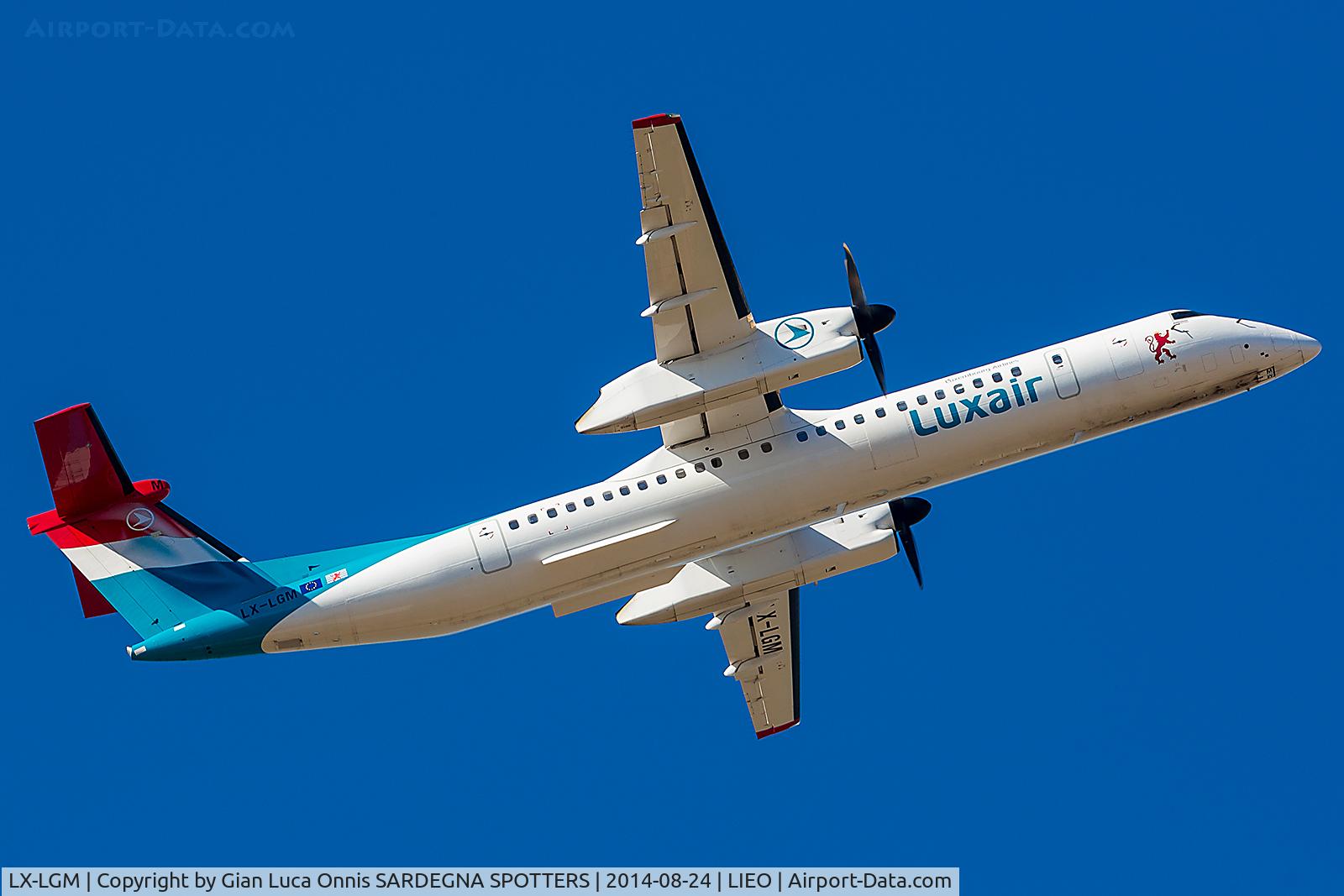 LX-LGM, 2012 De Havilland Canada DHC-8-402Q Dash 8 C/N 4425, TAKE OFF