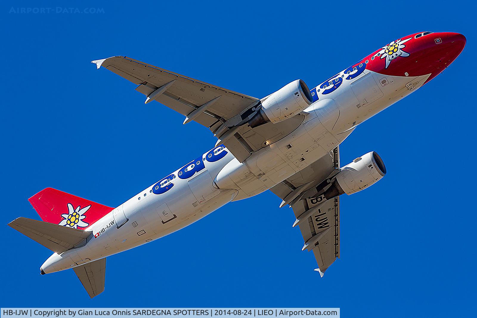 HB-IJW, 2003 Airbus A320-214 C/N 2134, TAKE OFF